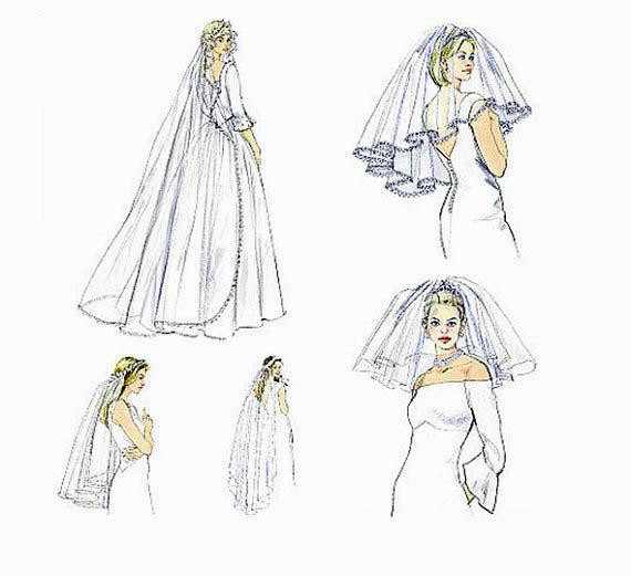 Wedding Veil Pattern
 Items similar to LiKE NeW BRIDAL VEIL PATTERN Wedding