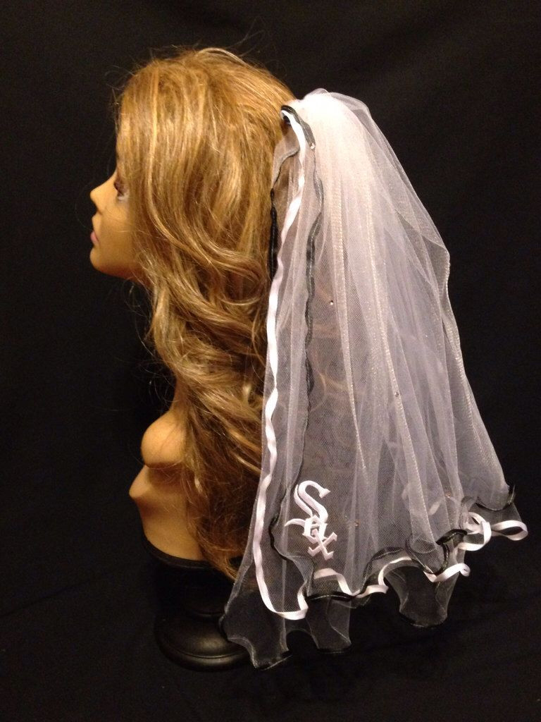 Wedding Veils Chicago
 Chicago White Sox Bachelorette Veil by