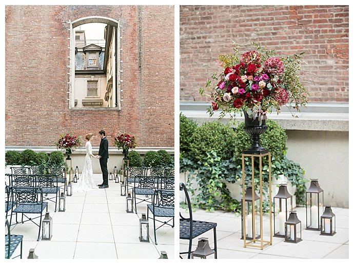 Wedding Venue Nyc
 Jewel Toned Wedding Inspiration in New York City Love