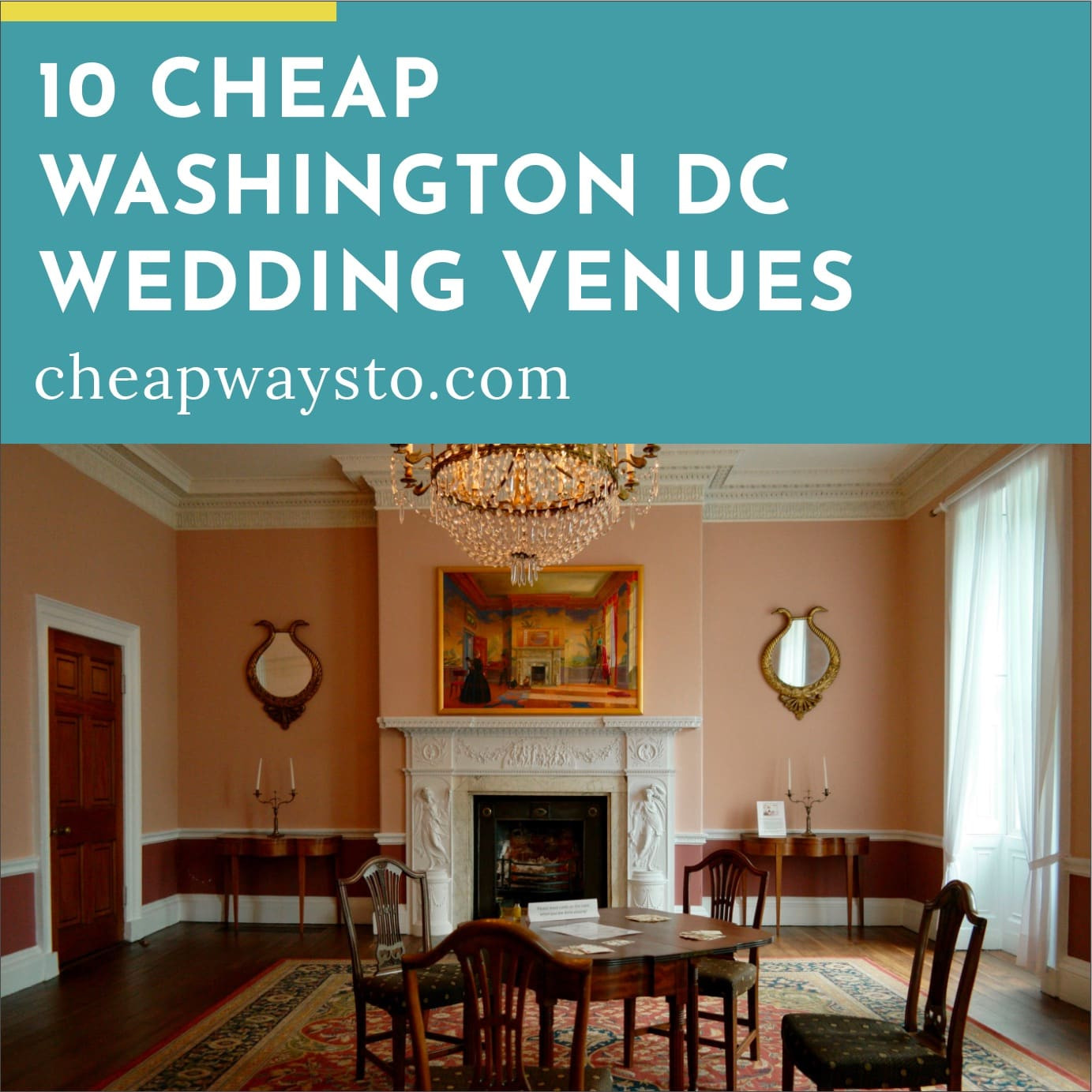 Wedding Venues Dc
 10 Cheap Washington DC Wedding Venues • Cheap Ways To