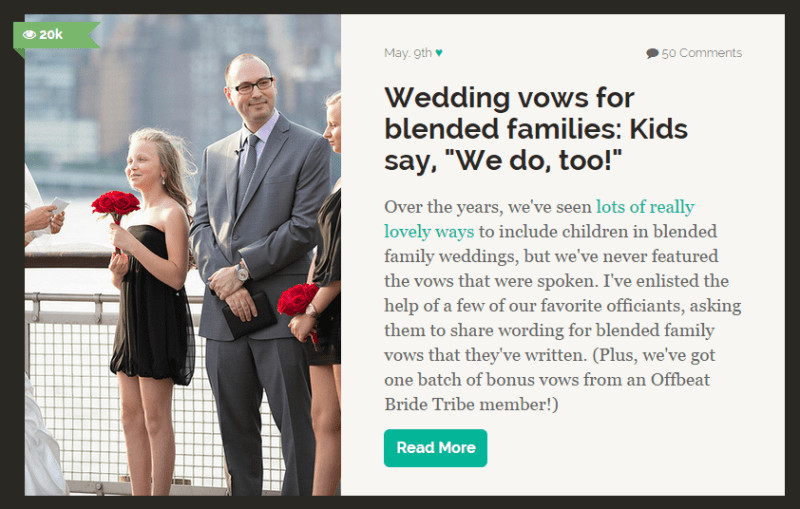 Wedding Vows With Children
 Sweet wedding vows that include mating penguins and Broad