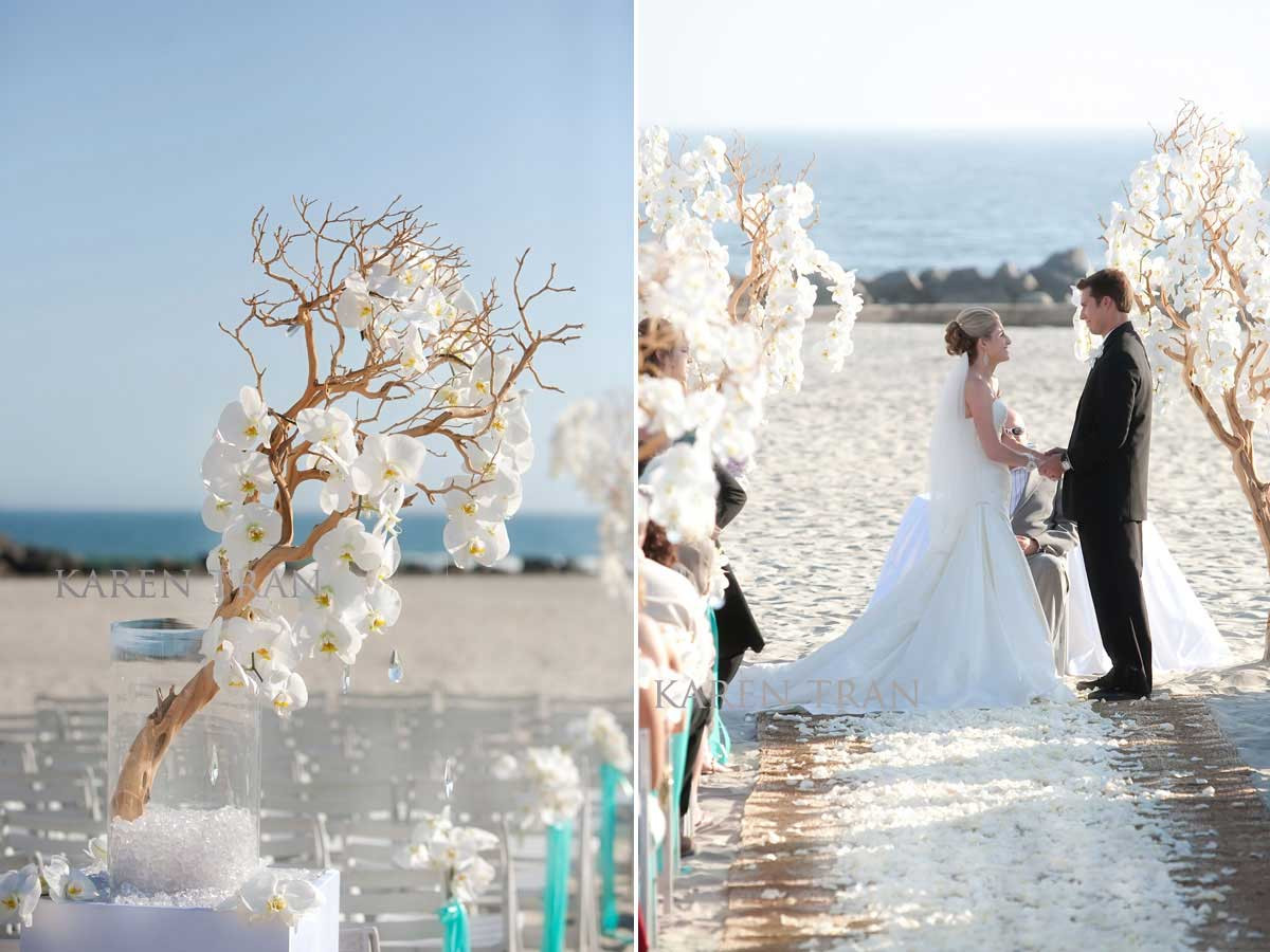 Weddings At The Beach
 Tiffany Aqua beach wedding at the Hotel Del Coronado