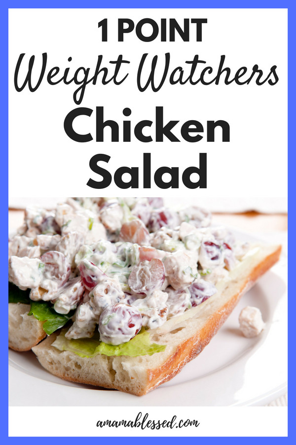 Weight Watcher Chicken Salad Recipe
 Weight Watchers Chicken Salad Low Points and Delicious