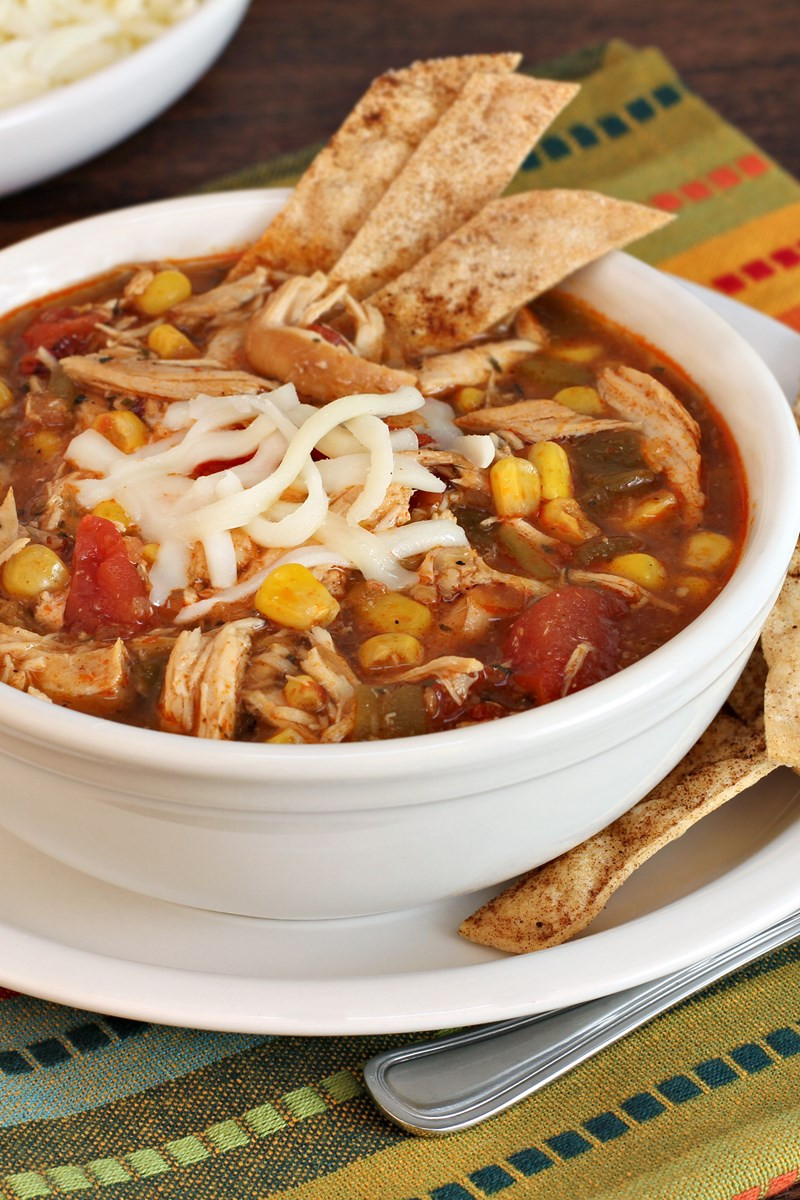 Weight Watcher Chicken Soup Recipe
 Easy Chicken Tortilla Soup Weight Watchers