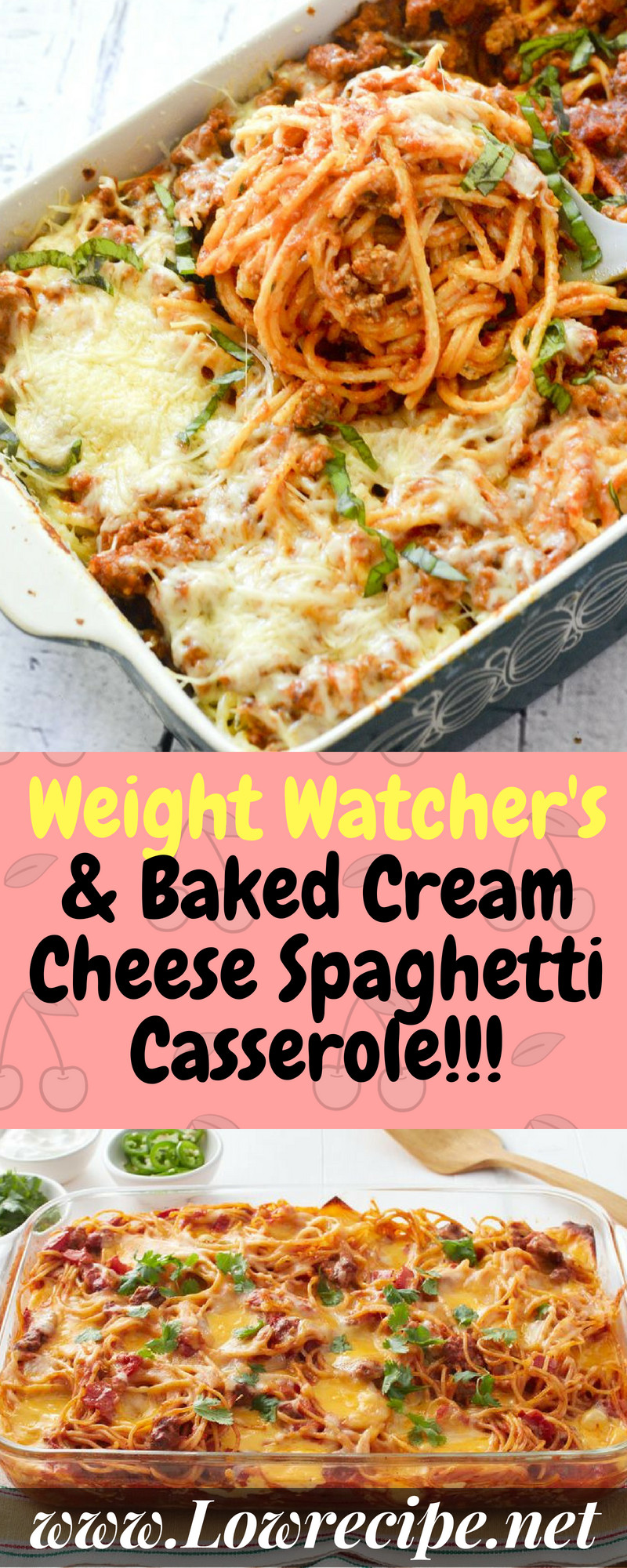 Weight Watchers Baked Spaghetti
 Weight Watcher s & Baked Cream Cheese Spaghetti Casserole
