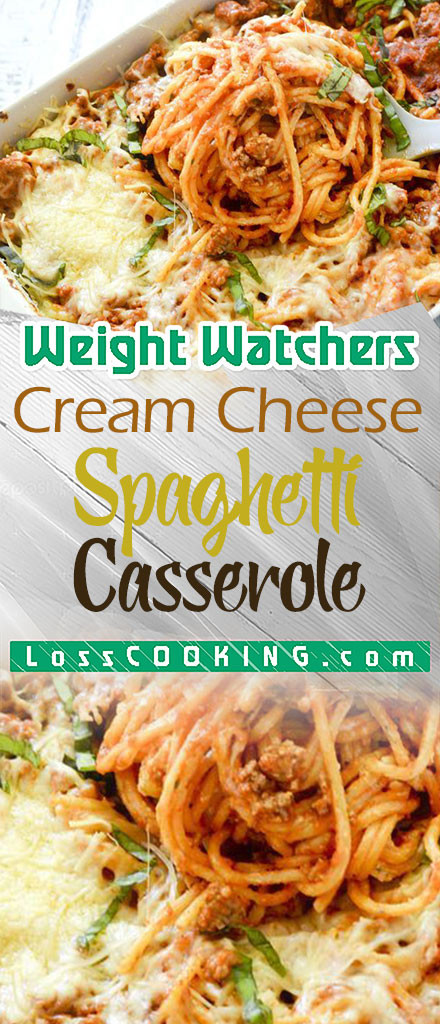 Weight Watchers Baked Spaghetti
 Weight Watchers Baked Cream Cheese Spaghetti Casserole