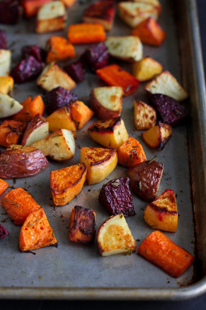 Weight Watchers Roasted Vegetables
 Roasted Root Ve ables Recipe with Rosemary Cookin Canuck