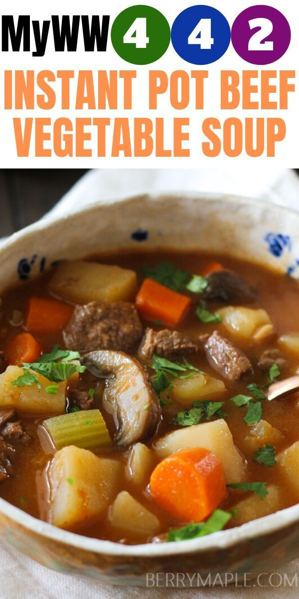 Weight Watchers Vegetable Beef Soup
 Pin on Best Soup & Stew Recipes