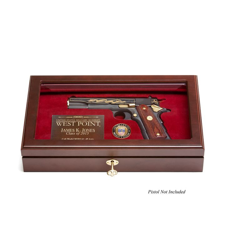 West Point Graduation Gift Ideas
 West Point Class Pistol Display Case Glass Top