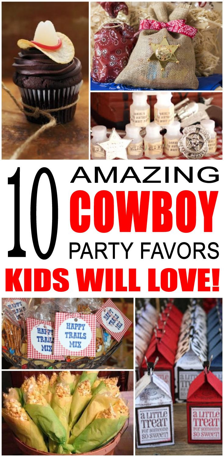 Western Kids Party
 Cowboy Party Favor Ideas