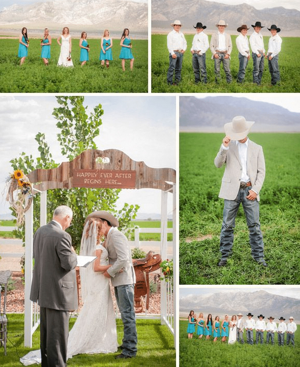 Western Themed Wedding
 Team Wedding Blog Hankerin for a Western or Cowboy