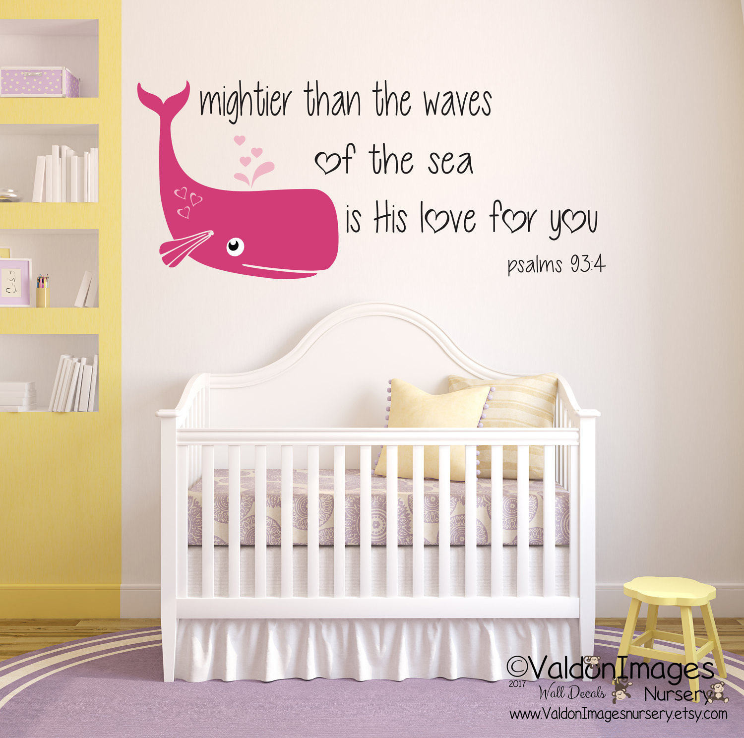 Whale Baby Decor
 Baby whale nursery decor nursery wall decal girls room wall