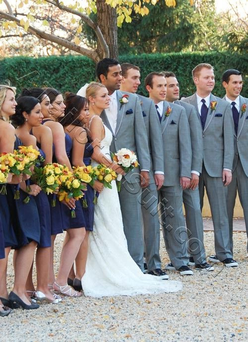 What Color Suit To Wear To A Wedding
 navy blue bridesmaid dresses