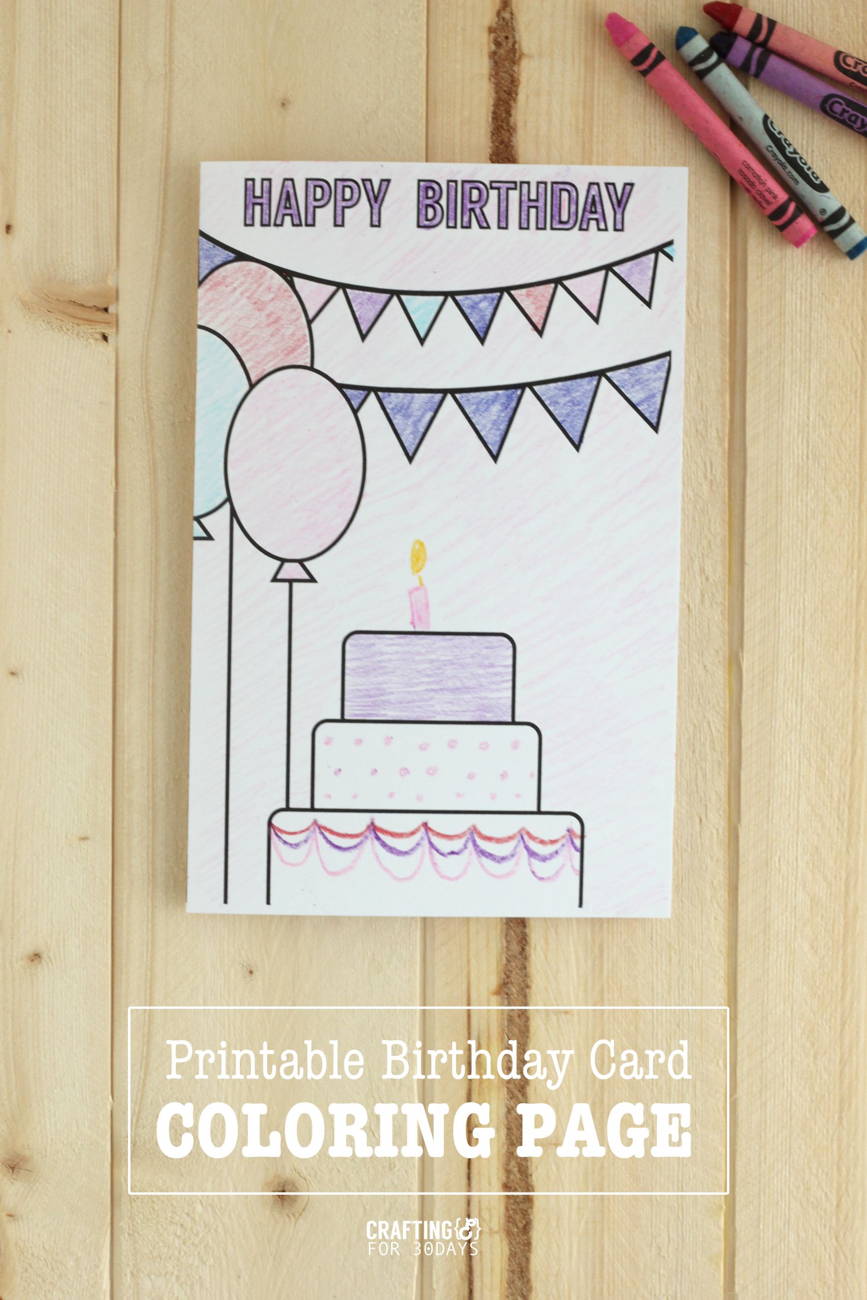 What To Draw On A Birthday Card
 Birthday Coloring Pages