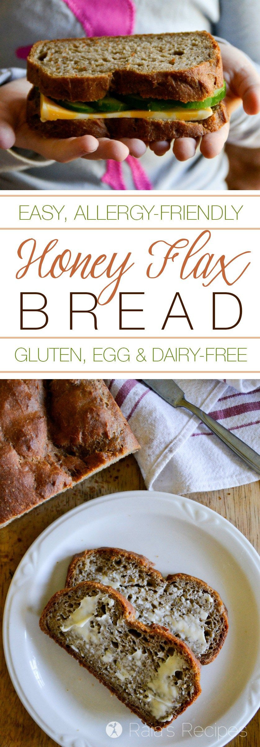 Wheat And Dairy Free Recipes
 Easy Allergy Friendly Honey Flax Bread Gluten Egg