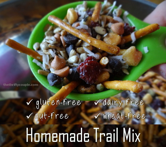 Wheat And Dairy Free Recipes
 Homemade Trail Mix Recipe and Idea Gluten Free Nut Free