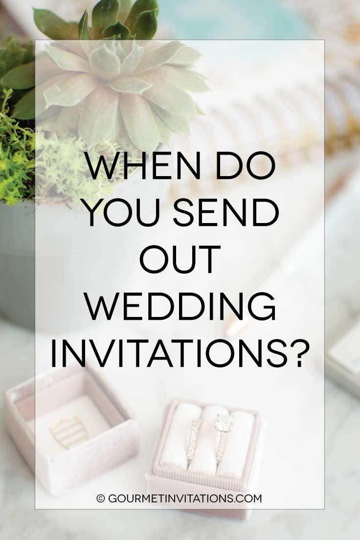 When Do You Mail Out Wedding Invitations
 When to Send Out Wedding Invitations Gourmet Invitations