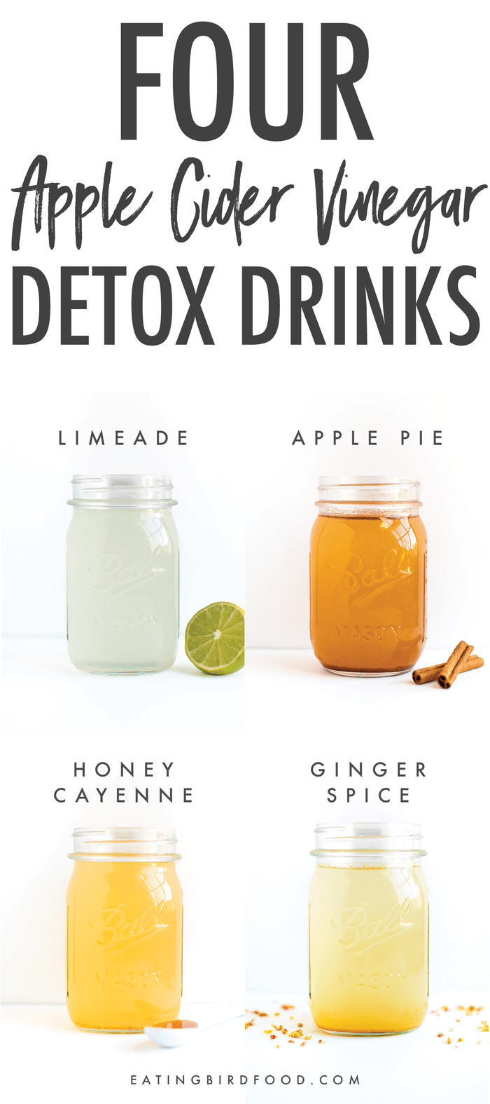 When To Drink Apple Cider Vinegar
 Apple Cider Vinegar Detox Drinks Eating Bird Food