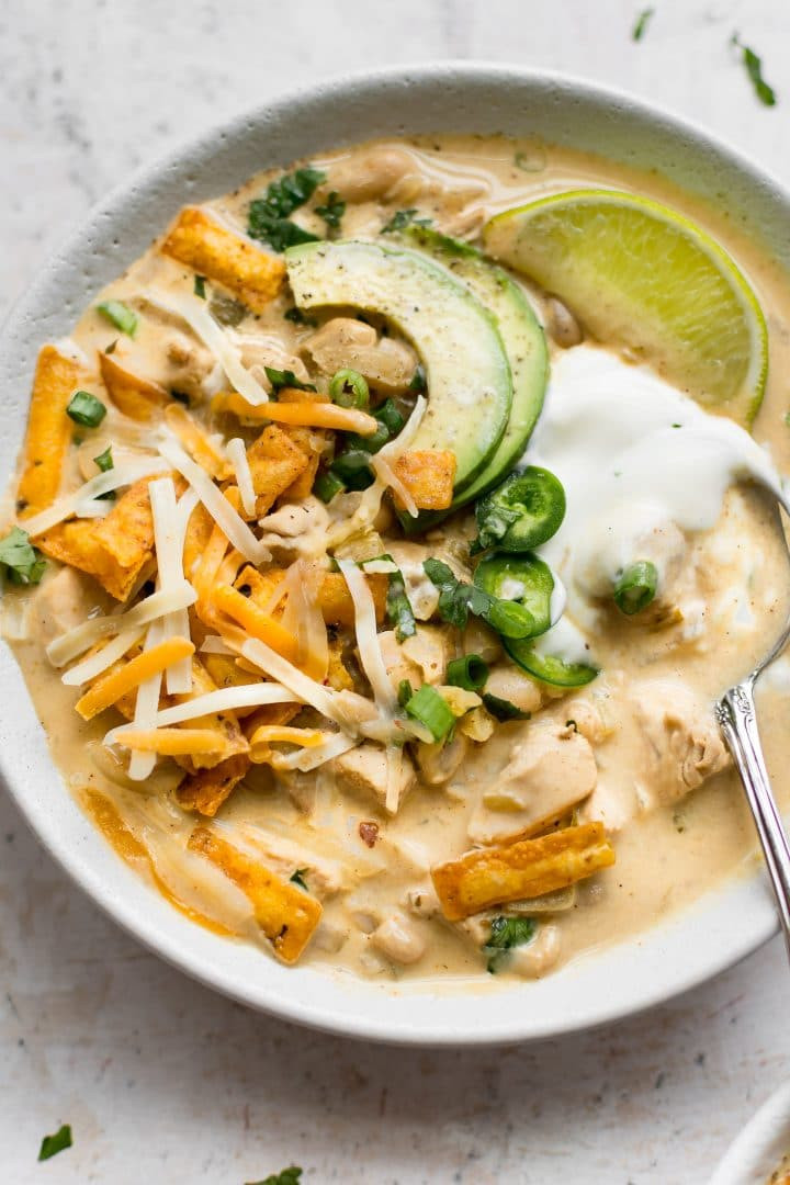 White Chili Recipes Chicken
 Creamy White Chicken Chili • Salt & Lavender