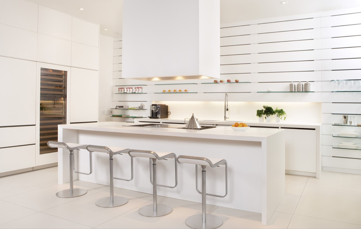 White Contemporary Kitchen
 30 Modern White Kitchens That Exemplify Refinement