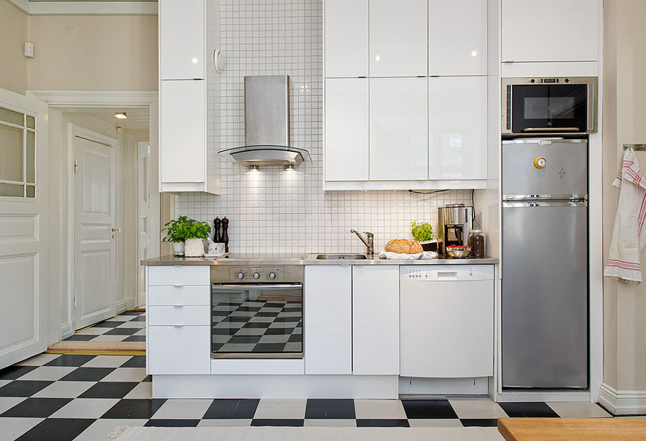 White Contemporary Kitchen
 White Modern Dream Kitchen Designs