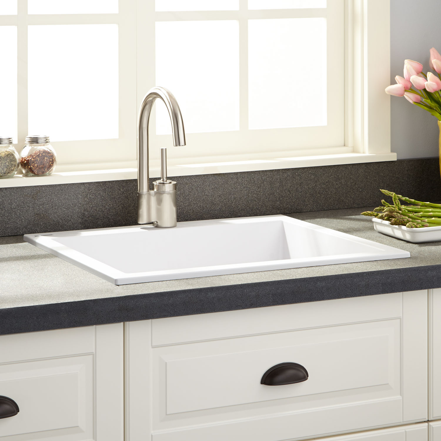 23 Gorgeous White Drop In Kitchen Sinks - Home, Family, Style and Art Ideas