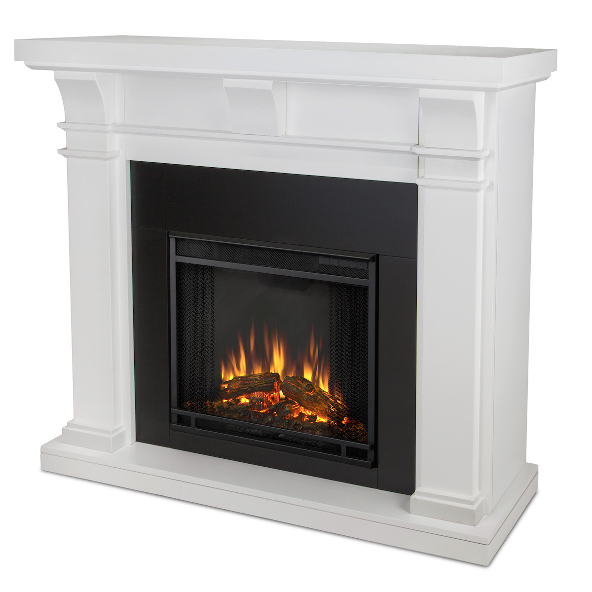 White Electric Fireplace
 Real Flame Porter Electric Fireplace in White