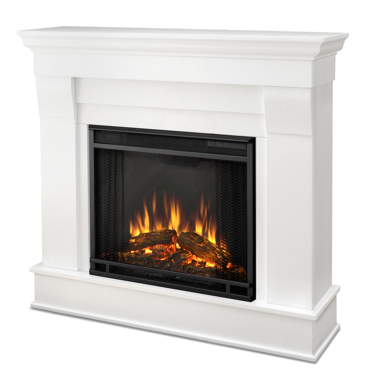 White Electric Fireplace
 Real Flame Chateau Electric Fireplace in White