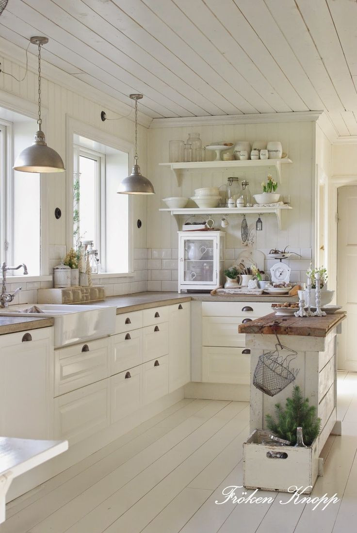 White Farmhouse Kitchen
 White farmhouse kitchen A Interior Design