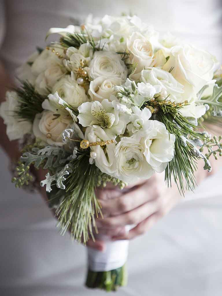 White Flowers For Weddings
 20 Romantic White Wedding Bouquet Ideas