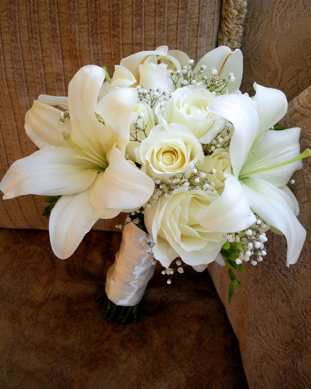 White Flowers For Weddings
 The Flower Girl Blog white bridal bouquet