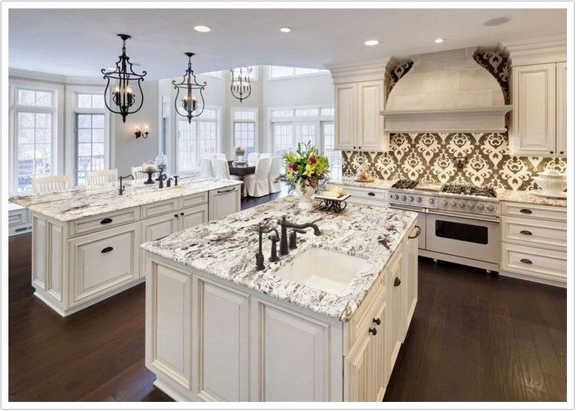 White Ice Granite Kitchen
 White Ice Granite