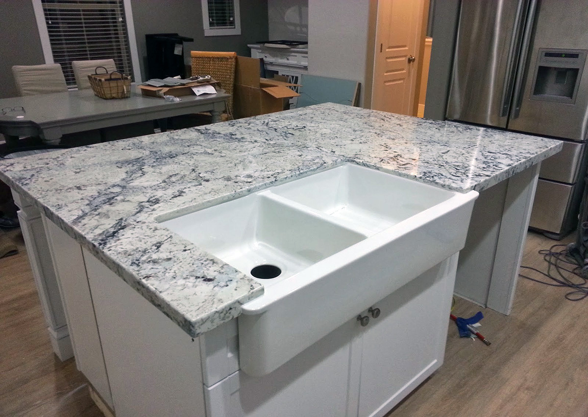 White Ice Granite Kitchen
 White Ice Granite