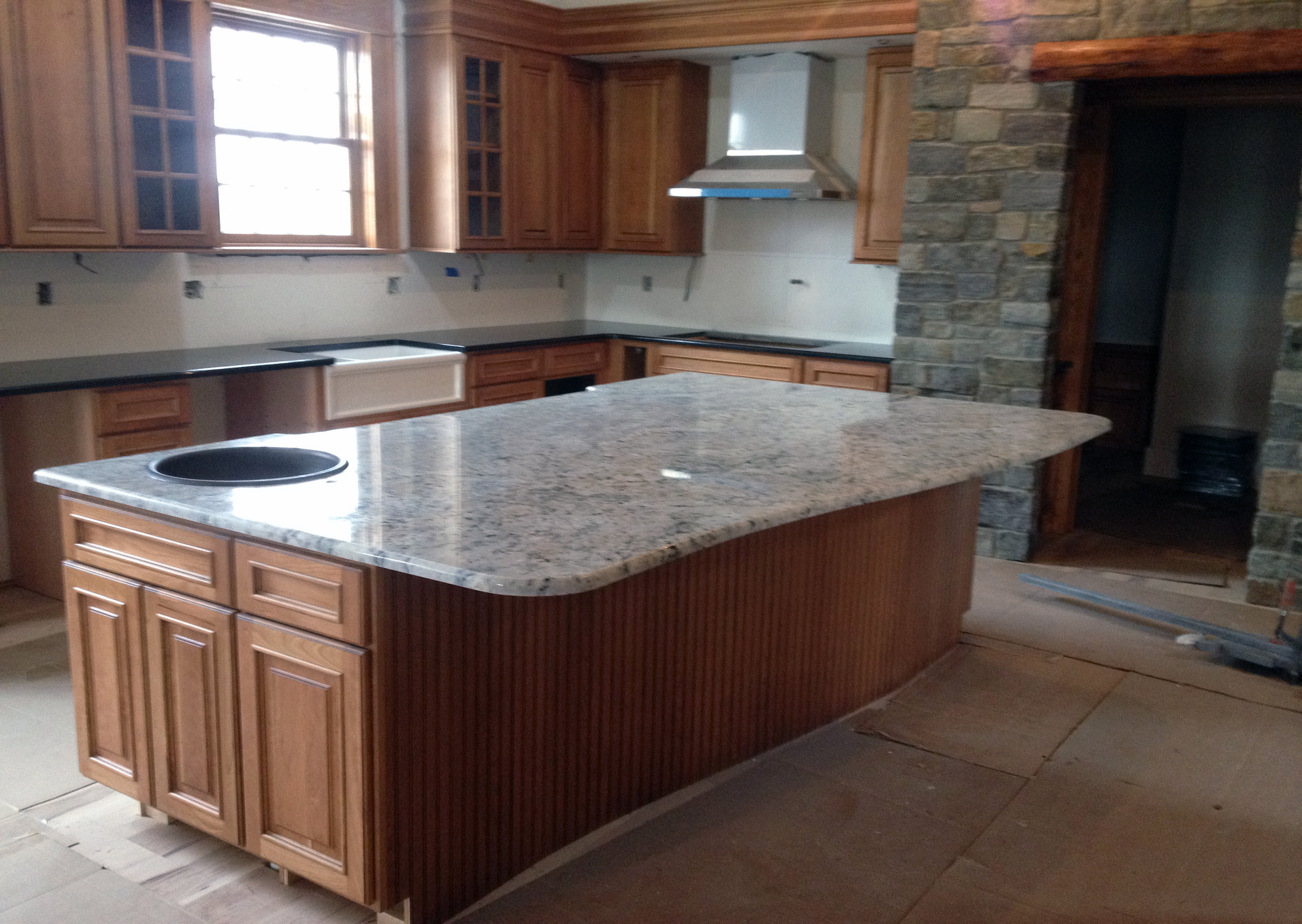 White Ice Granite Kitchen
 White Ice Granite