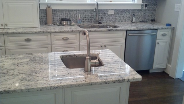 White Ice Granite Kitchen
 White Ice Kitchen Contemporary Kitchen Atlanta by