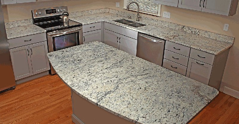 White Ice Granite Kitchen
 White Ice Granite Countertops Cost Pros and Cons