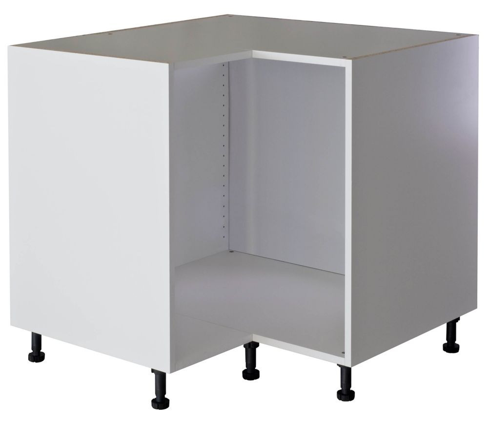 White Kitchen Base Cabinet
 Eurostyle Base Corner Cabinet 36 White