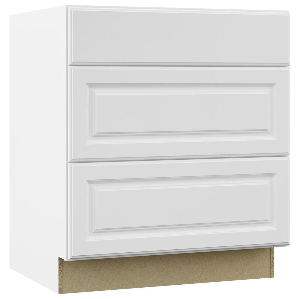 White Kitchen Base Cabinet
 Hampton Bay Hampton Assembled 30x34 5x24 in Pots and Pans