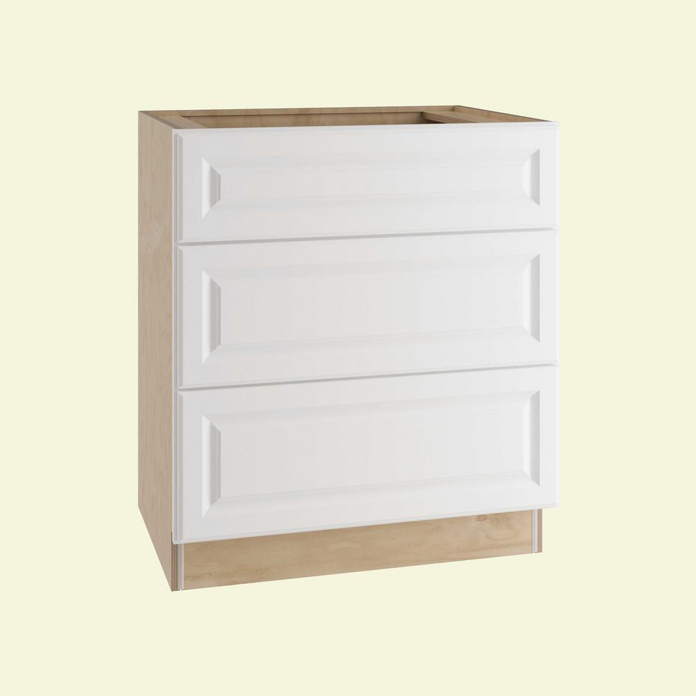 White Kitchen Base Cabinet
 Home Decorators Collection Hallmark Assembled 30x34 5x24