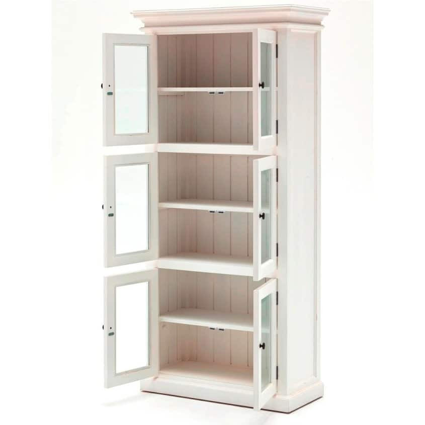 White Kitchen Storage
 Halifax White Kitchen Storage Cabinet 6 Door