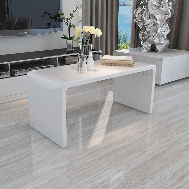 White Living Room End Tables
 DESIGN MODERN HIGH GLOSS WHITE COFFEE TABLE SIDE END TABLE