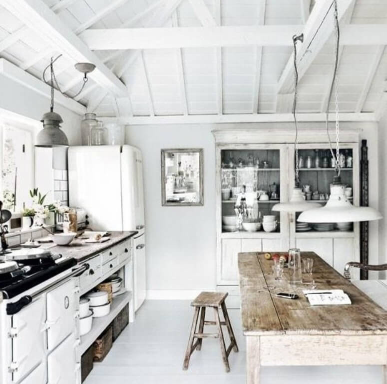 White Rustic Kitchen
 12 Rustic Scandinavian Kitchen Design Ideas s