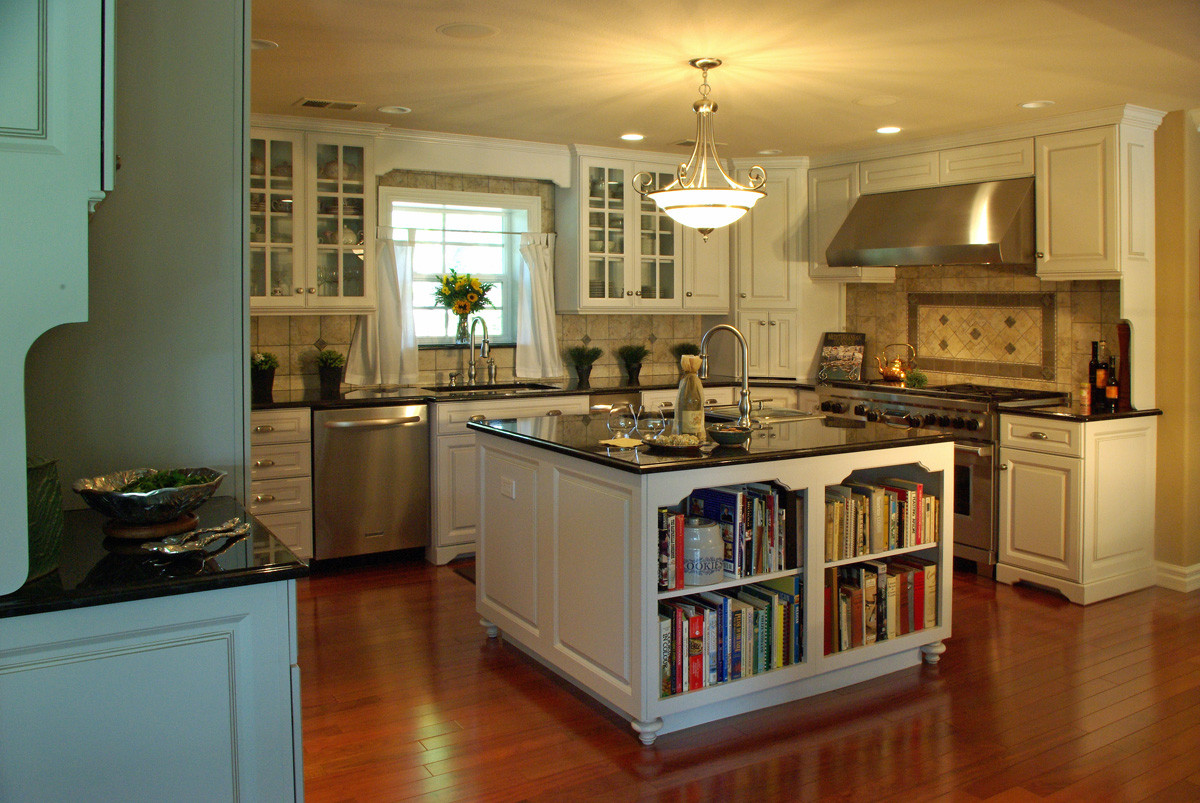 White Rustic Kitchen
 rustic white washed kitchen castle pines colorado