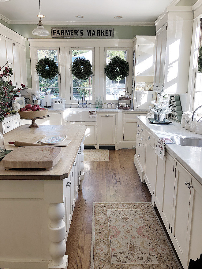 White Rustic Kitchen
 Category Christmas Decorating Ideas Home Bunch Interior