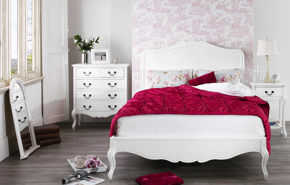 White Shabby Chic Bedroom Furniture
 Juliette White Shabby Chic Bedroom Furniture