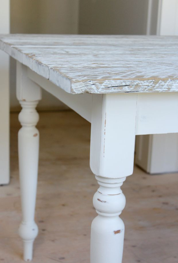 White Washed Kitchen Tables
 Whitewashed Reclaimed Wood Dining Table Satori Design