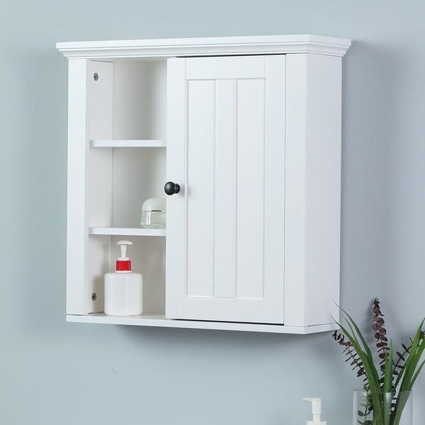 White Wood Bathroom Wall Cabinet
 Shop White Wood Bathroom Wall Cabinet Sale Free