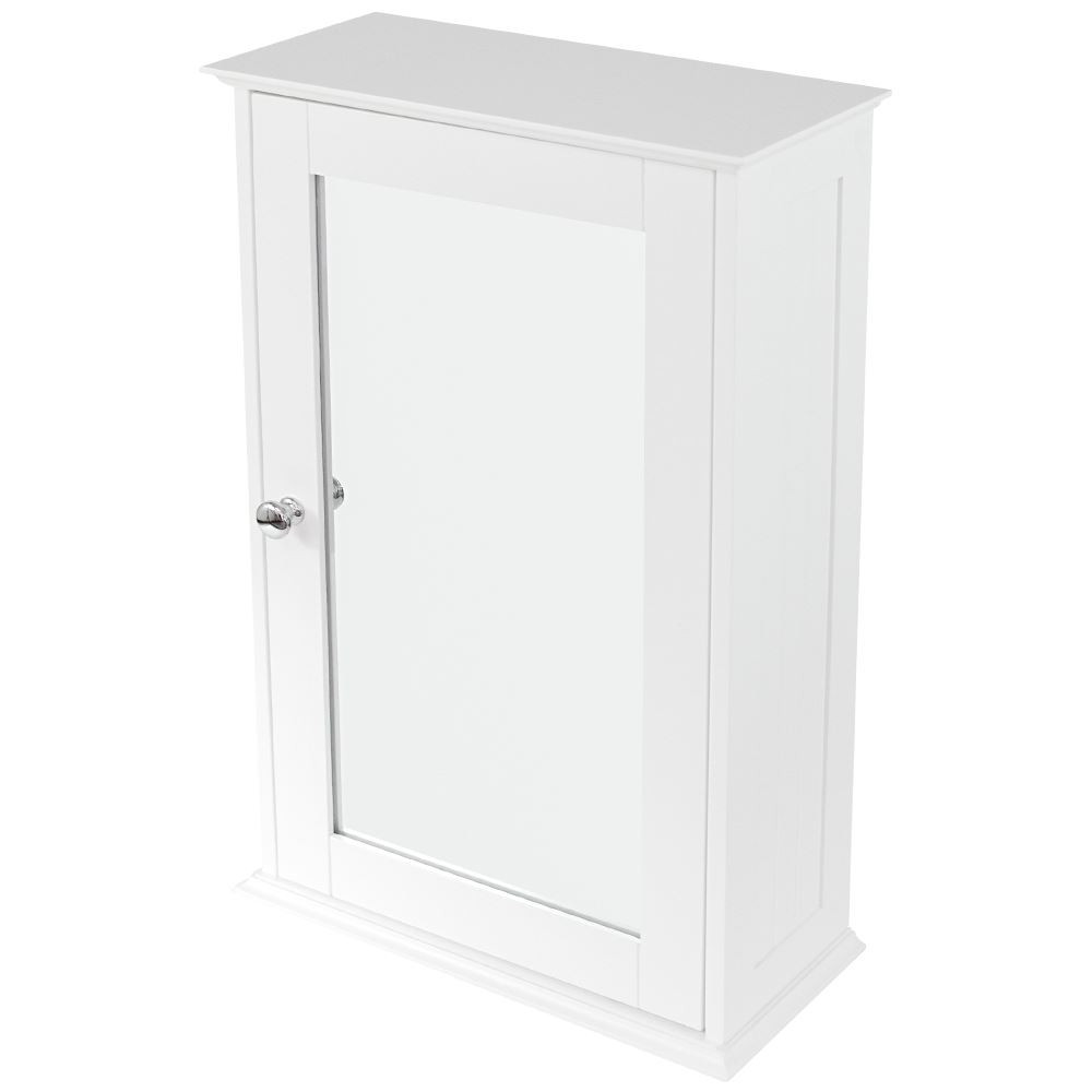 White Wood Bathroom Wall Cabinet
 Bathroom Cabinet Single Double Door Wall Mounted Tallboy