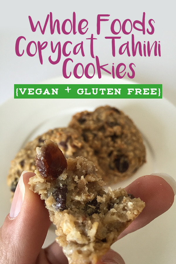 Whole Foods Gluten Free Desserts
 Copycat Vegan Flourless Whole Foods Tahini Cookie