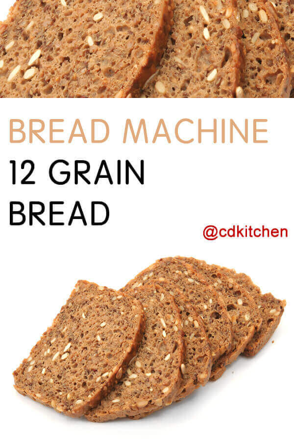 Whole Grain Bread Machine Recipes
 Bread Machine 12 Grain Bread Recipe from CDKitchen